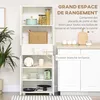 HOMCOM Armoire cuisine buffet de cuisine haut meuble de Voir les images du produit 3