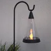 LED Solar Laterne Pisa - 3in1 - Laterne/Windlicht/Spieß - gelbe LED - H: 70cm - Dämmerungssensor Anteprima dell’immagine prodotto