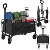 Bollerwagen Transportwagen Gartenwagen Handwagen Klappbar Produktbild-Vorschau 13