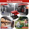 Taboret warsztatowy COSTWAY z kółkami, szufladą i półką, Podgląd zdjęcia produktu 8