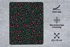 MuchoWow® Mauspad Mousepad Blumen - Garten - Muster 19x23 Produktbild-Vorschau 3