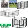 XINZI 6-teilig Welpenauslauf  80x80cm hoch, Welpenlaufstall Produktbild-Vorschau 2