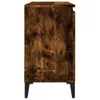 vidaXL Badschrank Räuchereiche 65x33x60 cm Holzwerkstoff Produktbild-Vorschau 9