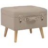 vidaXL Hocker mit Stauraum 3 Stk. Beige Stoff -  Truhen- & Produktbild-Vorschau 11