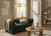 2er Sofa Couch Loungesofa Lille  Kunstleder, schwarz Produktbild-Vorschau 6