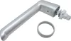 Schüco Fenstergriff Steckgriff EV1 silber 234004 Produktbild-Vorschau 2