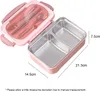 Contenitore portapranzo portatile in acciaio inossidabile Anteprima dell’immagine prodotto 5
