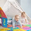 Tappeto puzzle Relaxdays con lettere dell'alfabeto e Anteprima dell’immagine prodotto 3