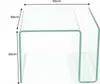 Fantome 50 cm Couchtisch aus Glas Produktbild-Vorschau 14