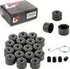 20x Radschraubenkappen diebstahlhemmend 17 mm schwarz für Produktbild-Vorschau 1
