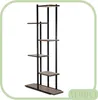 Portafiori in metallo, 6 ripiani, nero, moderno, 113 cm, Anteprima dell’immagine prodotto 2