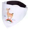 Mr. & Mrs. Panda Bandana Lama Regenbogen - Weiß - Geschenk, Produktbild-Vorschau 2