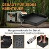 Faltbare Duschbasis 41x41x5 Zoll, tragbare Camping Dusche Produktbild-Vorschau 5