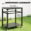 Outsunny Grillwagen 2-Etagen Grilltisch mit Produktbild-Vorschau 5