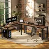 Bureau HOMCOM pour ordinateur, au design industriel, avec Voir les images du produit 6