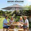 Outsunny Sonnenschirm 295 cm Neigbar Balkonschirm mit Produktbild-Vorschau 5