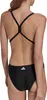ADIDAS 3 BARS LOGO PRINT Badeanzug / Schwimmanzug schwarz Produktbild-Vorschau 4