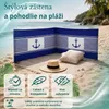 Lantigo Plážová zástena Modré Kotvy 6m | Vetrolam Náhľad obrázku produktu 9