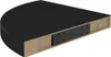 vidaXL Eck-Schweberegale 4 Stk. Schwarz 35x35x3,8 cm MDF Produktbild-Vorschau 12