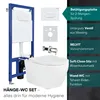 Dusch‑WC Komplettset wandhängend mit Taharet‑Bidet Produktbild-Vorschau 2