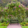 Panchina da giardino Relaxdays, comoda panca a 2 posti, Anteprima dell’immagine prodotto 2