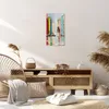 Bild auf Leinwand - Leinwandbild - Mädchen Vogel - 45x80cm Produktbild-Vorschau 7