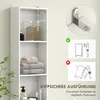 HOMCOM Badezimmerschrank hoch Badschrank Hochschrank schmal Produktbild-Vorschau 6