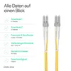 Duplex Patchkabel LC/LC 50/125µ OM2 1m Produktbild-Vorschau 5
