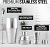24-oz-Edelstahl-Cocktail-Shaker-Set – Mischgetränke-Shaker Produktbild-Vorschau 2