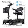 Seniorenmobil Elektromobil, 4-rädrig, stabile Konstruktion, Produktbild-Vorschau 4