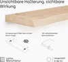 Lamo Manufaktur Wandregal Holz Baumkante | Regal Farbe: Produktbild-Vorschau 7