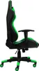 A side view of a black and green gaming chair. Produktbild-Vorschau