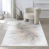 Abstrakt Designer Teppich Wohnzimmer Modern Grau Creme, Produktbild-Vorschau 2