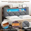 INONEFT Polsterbett 160x200cm mit USB, 4 Schubladen & LED, Produktbild-Vorschau 5