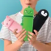 Legami-2-in-1-Federmäppchen aus Silikon - Kawaii Kitty Produktbild-Vorschau 2