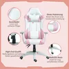 HOMCOM Gaming Stuhl Bürostuhl Ergonomisch mit Lendenkissen, Produktbild-Vorschau 8