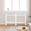 vidaXL Kryt radiátora biely 152x19x81,5 cm MDF Náhľad obrázku produktu 3