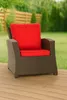 1 x Gartenkissen fur polyratanen Sitzkissen 56x52x7+56x50 Produktbild-Vorschau 5