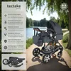 tectake® Kombi-Kinderwagen Mats 2 in 1, klappbar, mit Produktbild-Vorschau 2
