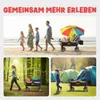 ONBEST Bollerwagen | faltbar | mit Dach | mit Regenschutz | Produktbild-Vorschau 6