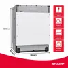 Sharp QW-NI25GI44BS-DE Einbaugeschirrspüler Produktbild-Vorschau 3