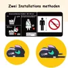An instructional graphic showing how to install a car seat booster, with product images below. Produktbild-Vorschau