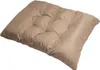 A beige tufted cushion is shown against a white background. Náhľad obrázku produktu