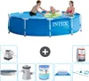Intex-Schwimmbecken mit rundem Rahmen – 305 x 76 cm – Blau Produktbild-Vorschau 1