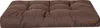 A brown rectangular dog bed with a tufted surface, shown from a slightly elevated front-facing angle. Náhled obrázku produktu