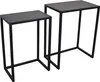 LOFT42 Brick set von 2 Beistelltischs - Metall - schwarz - Produktbild-Vorschau 3