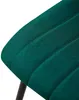 CLP 4er Set Stühle Dijon mit Lehne dunkelgrün Material Produktbild-Vorschau 6