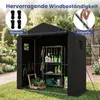 COSTWAY, capanno per attrezzi da giardino, struttura Anteprima dell’immagine prodotto 4