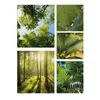 Art for the Home Leinwandbilder grüne Stille SET 5-Teilig Produktbild-Vorschau 2