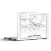 MuchoWow® Laptop Aufkleber Sticker Cover Bremen - Stadtplan Produktbild-Vorschau 1